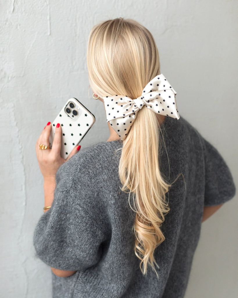 Magic stars bow hair clip