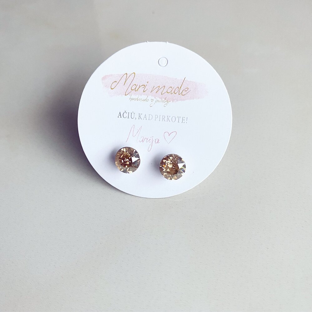 Minimalist gold colour earrings