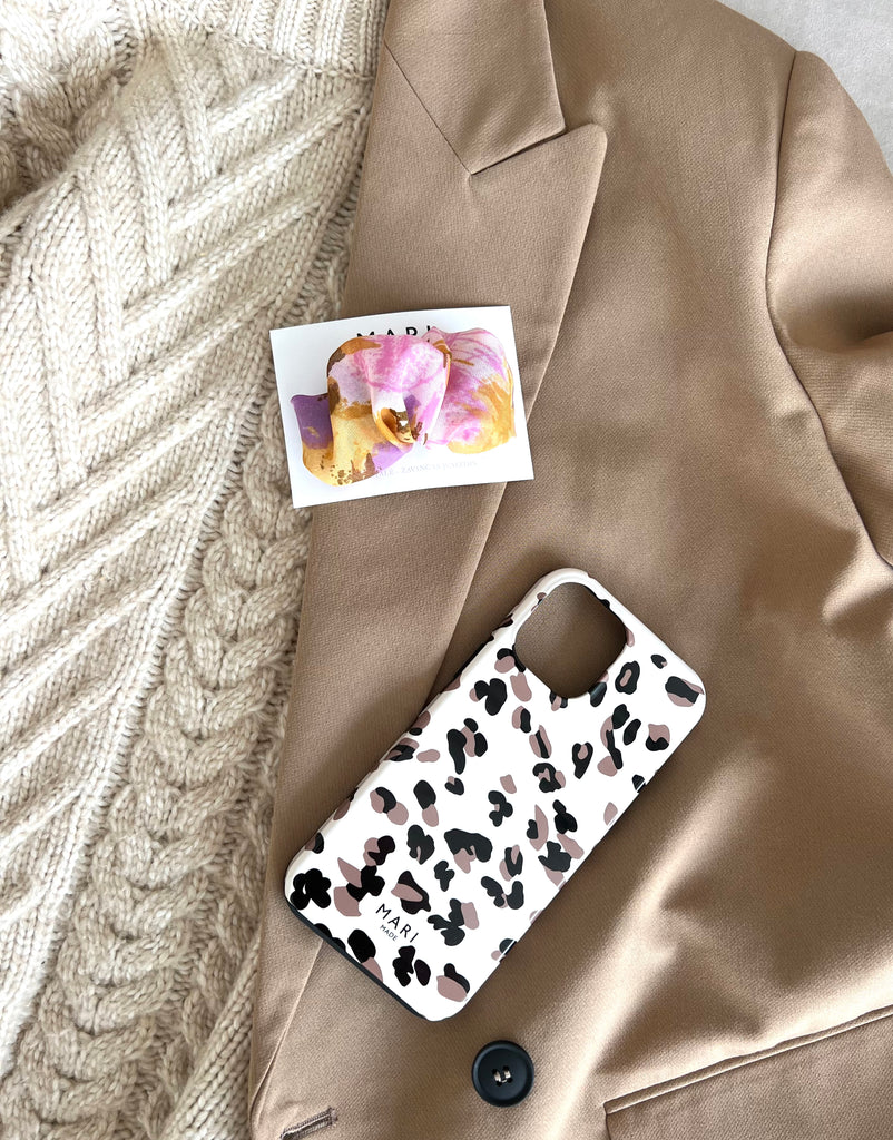 Hair clip and phone case