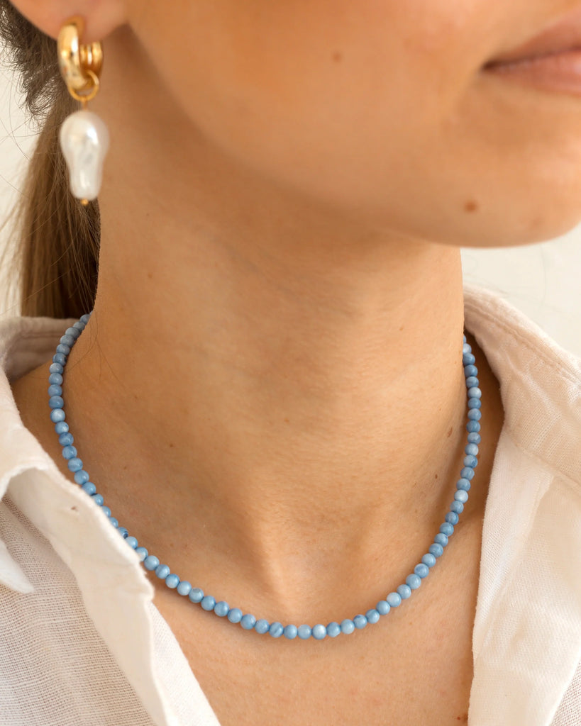 Light blue necklace