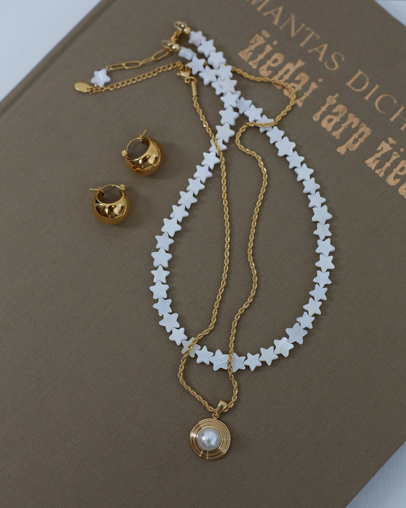 Vintage gold earrings