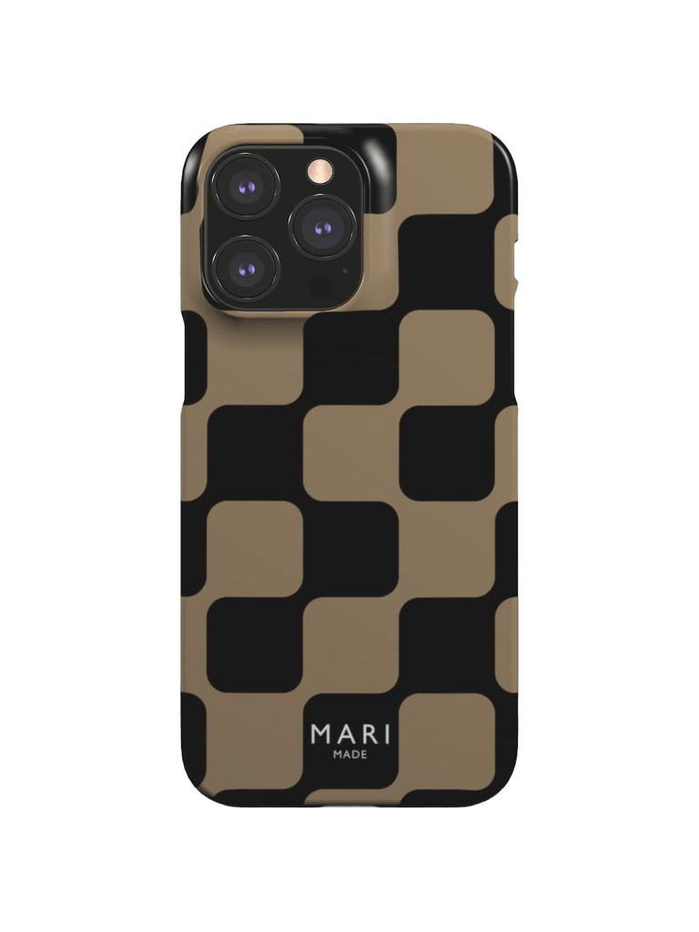 Nude and black phone case for men