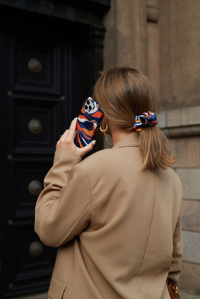 Phone case and hair clip match