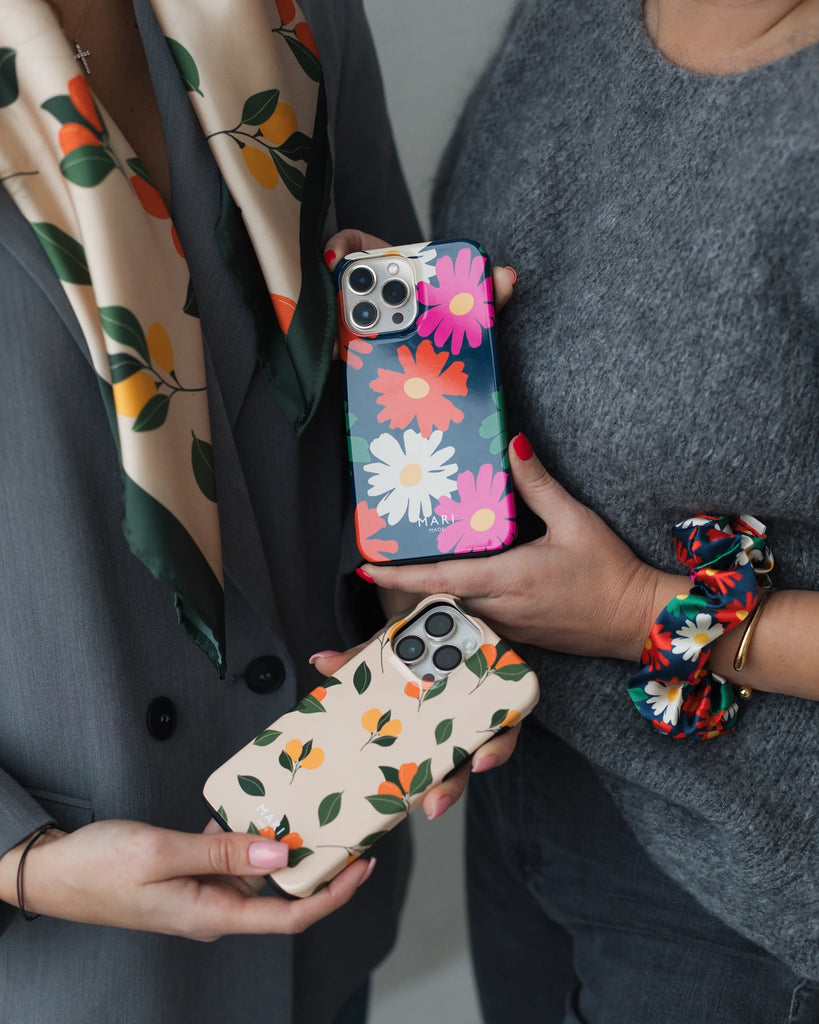 Colorfull hair accessories and phone cases