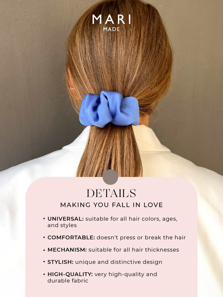 Hair clips made from durable fabric