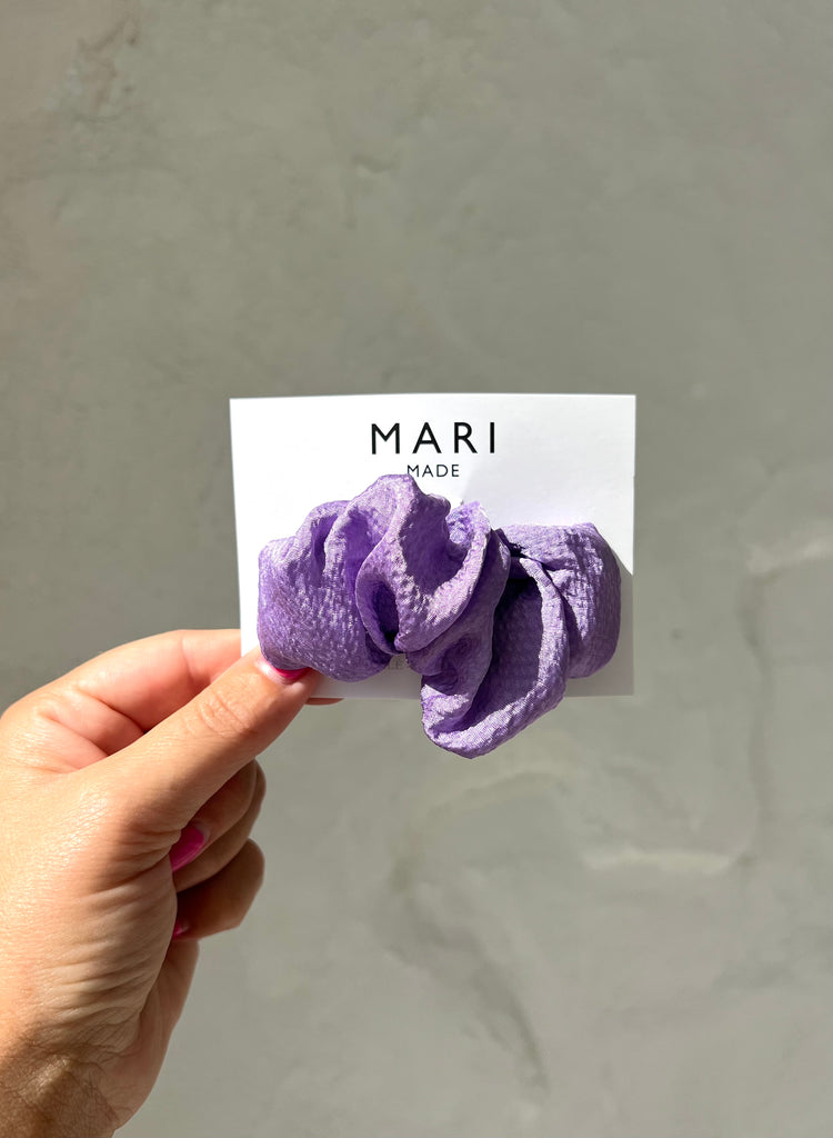 Purple hair clip from exclusive fabric