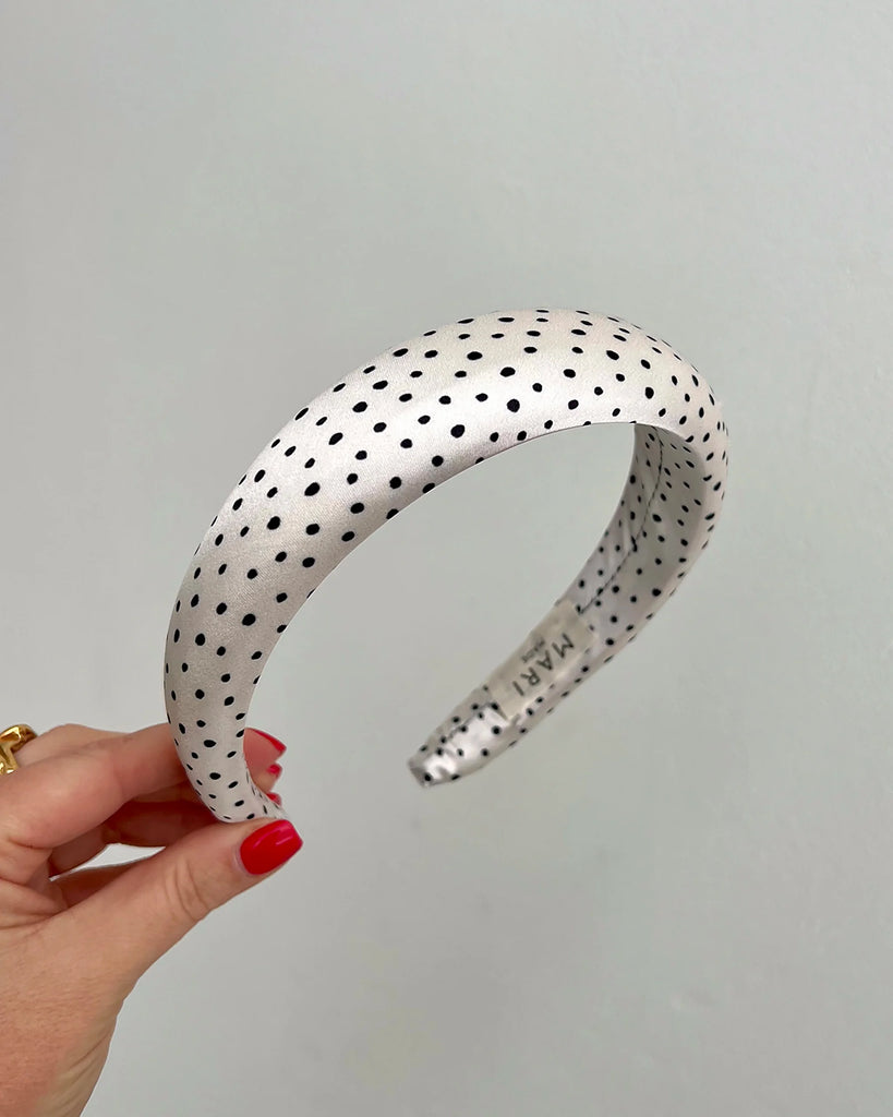 DOTTED PLAIN LONG HEADBAND