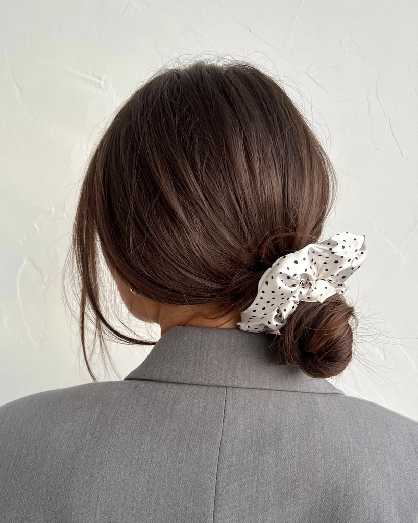 Stylish scrunchie for all hair colours