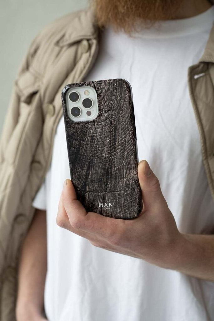 DARK WOOD PHONE CASE