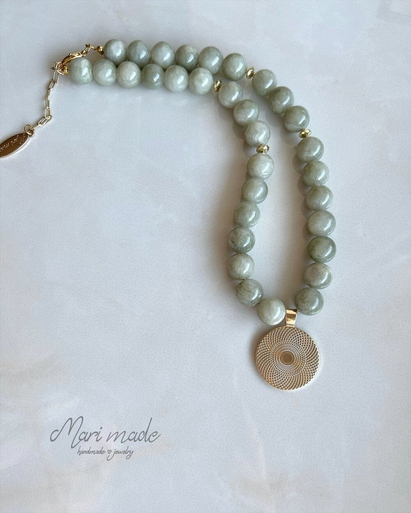 Light green necklace