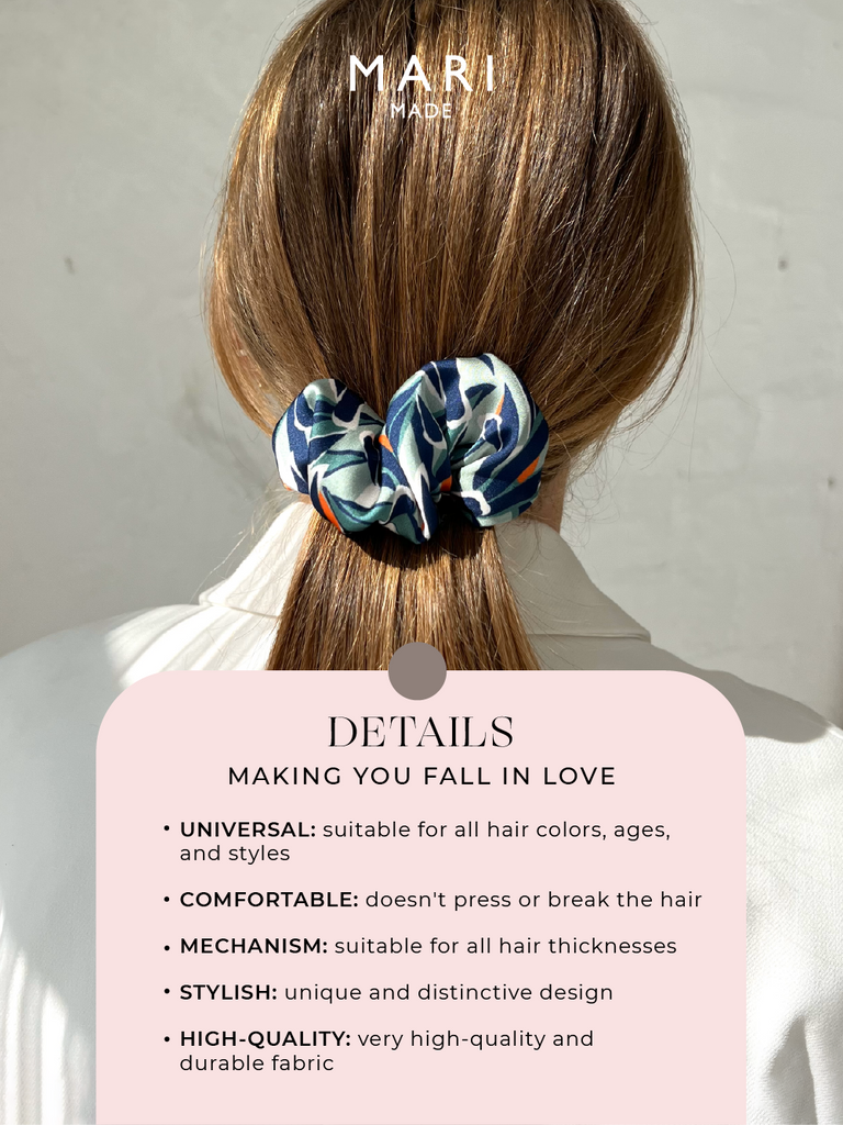 Scrunchie hair clips for women