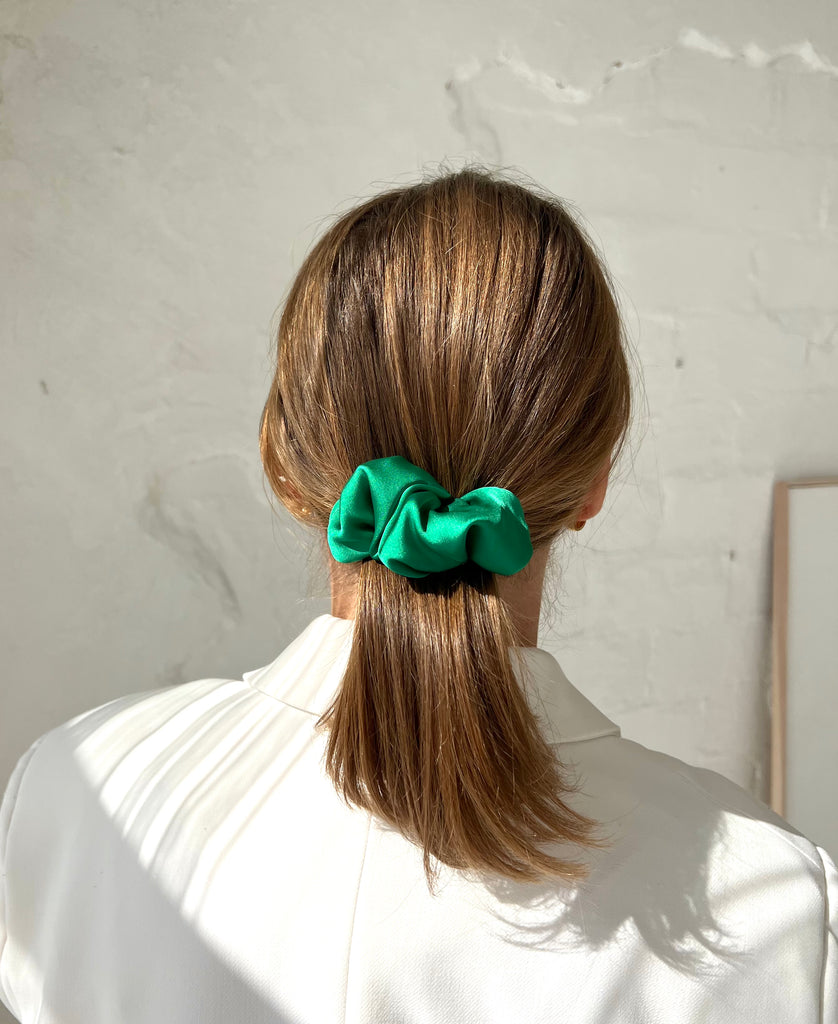 Bright green hair clip