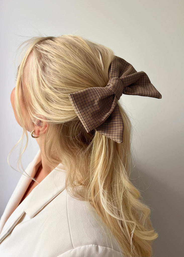 Bow hair clip for women