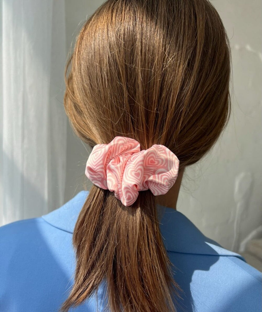 Sweet love scrunchie hair clip