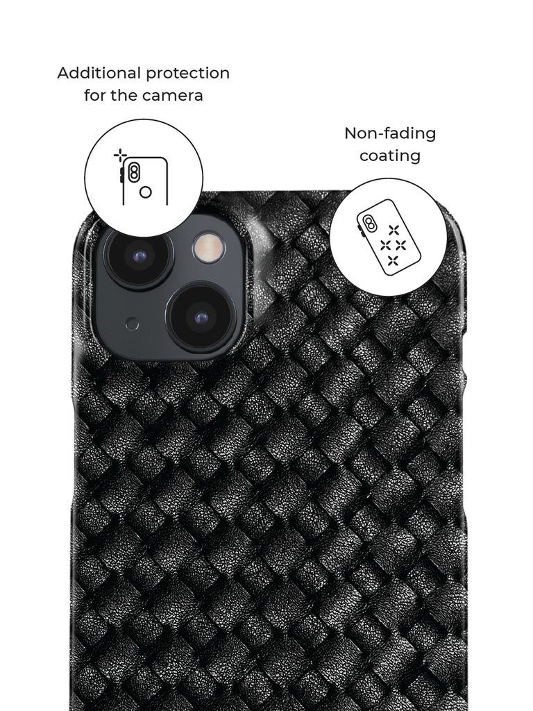 Phone case with additional protection for the camera