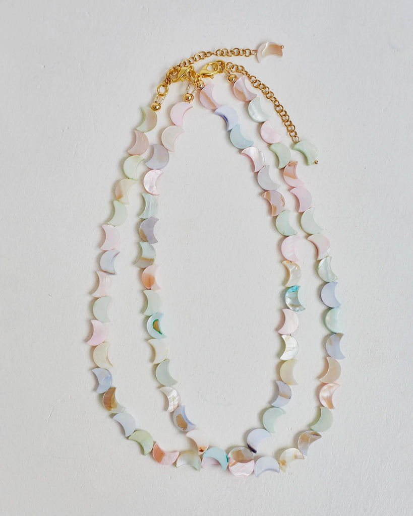 Colourful shell necklace