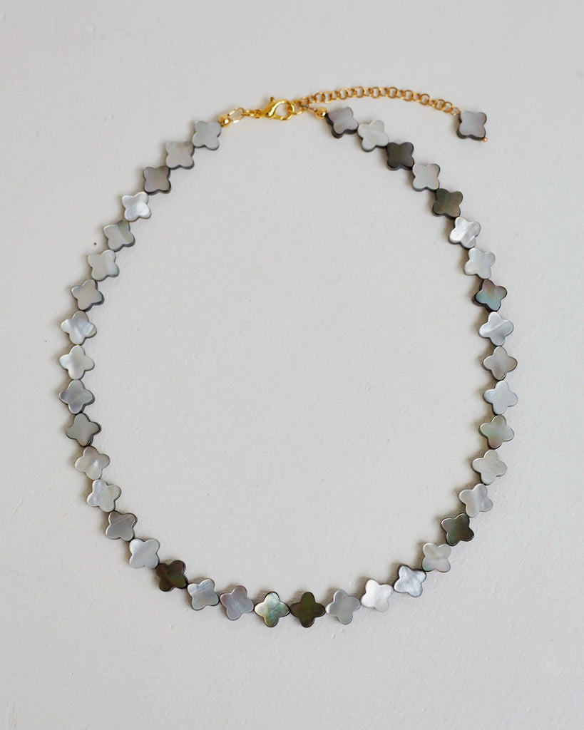 Grey shell necklace