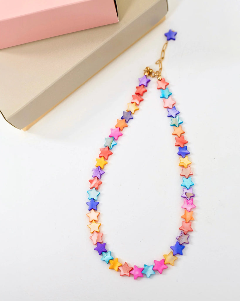 Colourful necklace for summer