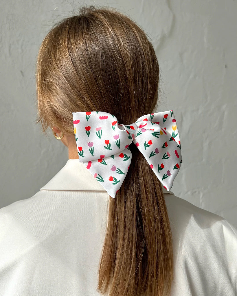 TULPS BOW BARRETTE