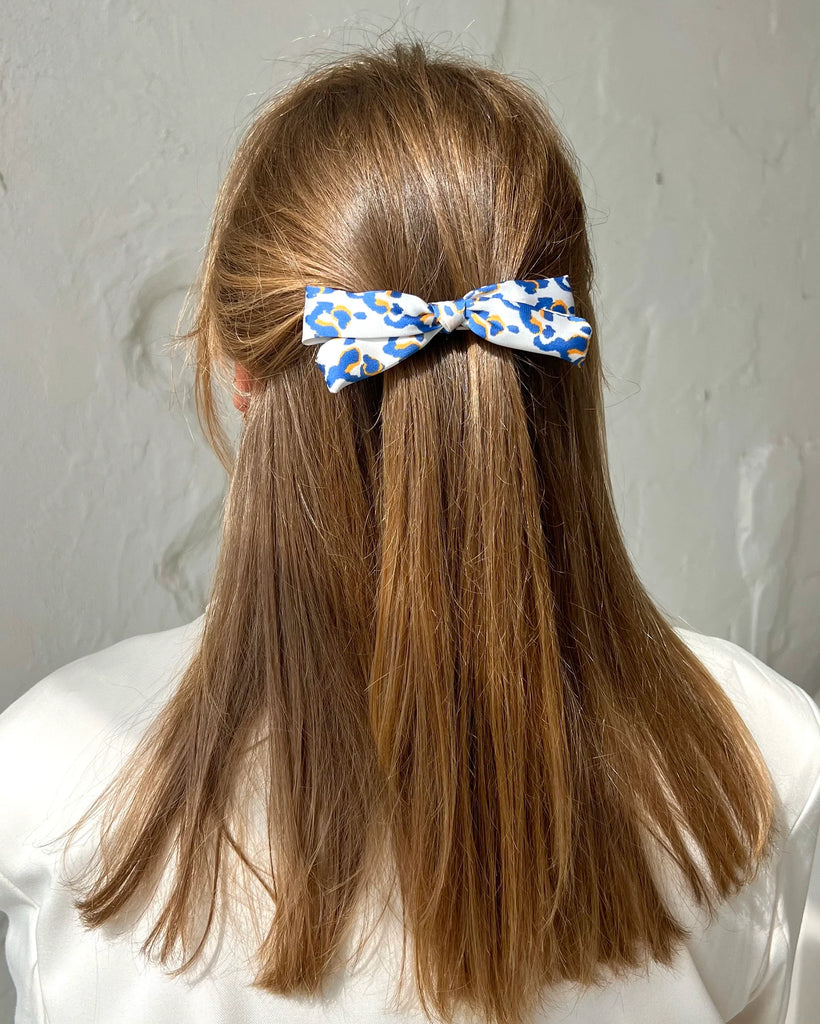 Mini bow barrette for women