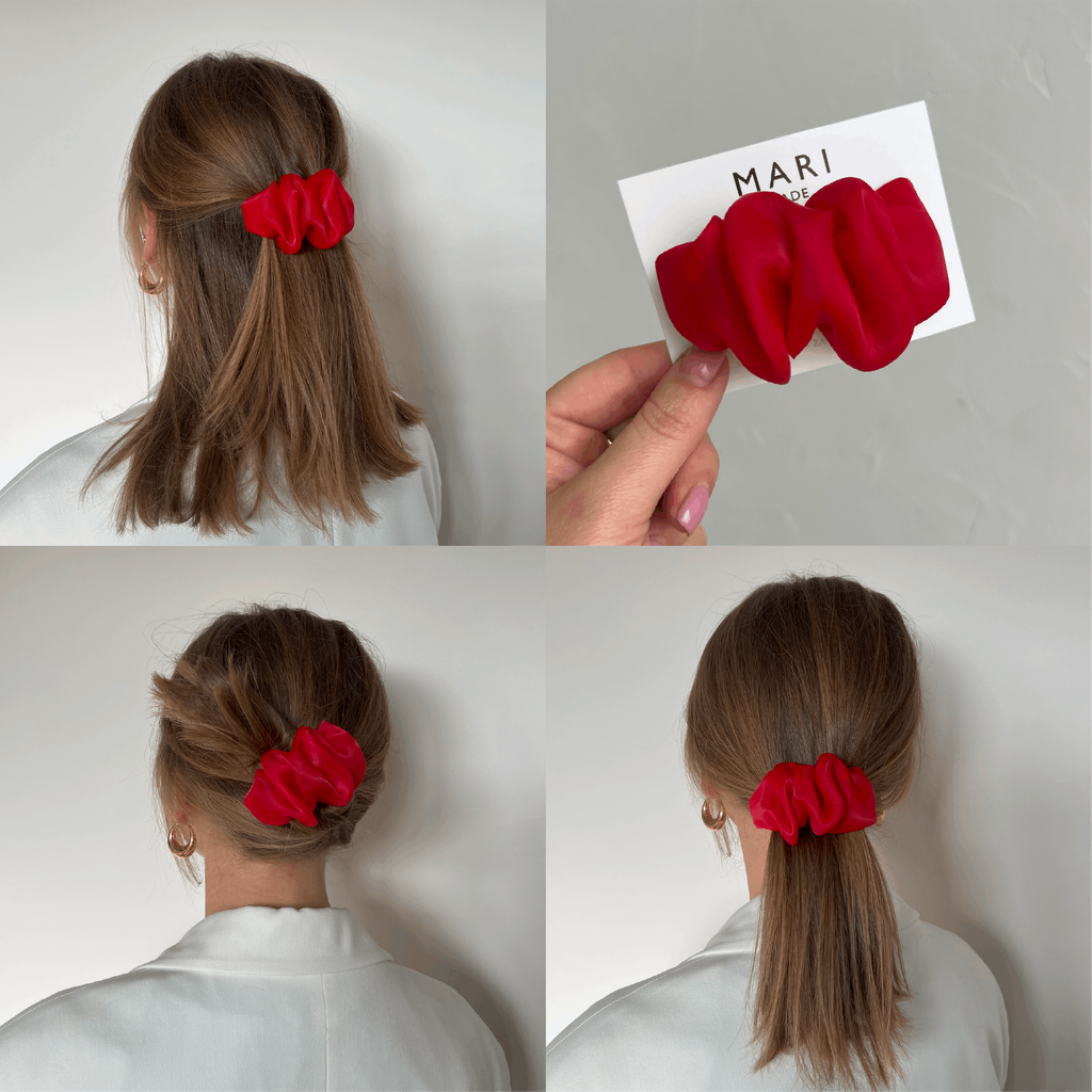 Red hair clip for events