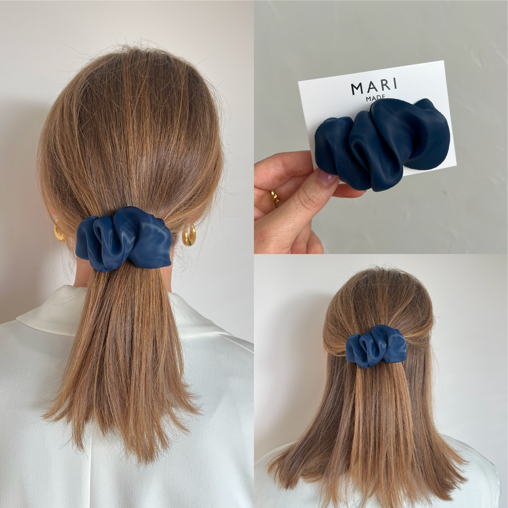 Blue hair clip for seniors