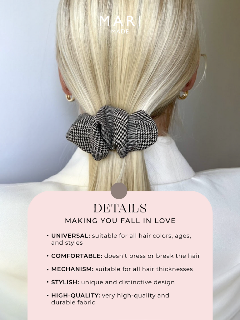 Unique fabric hair clips