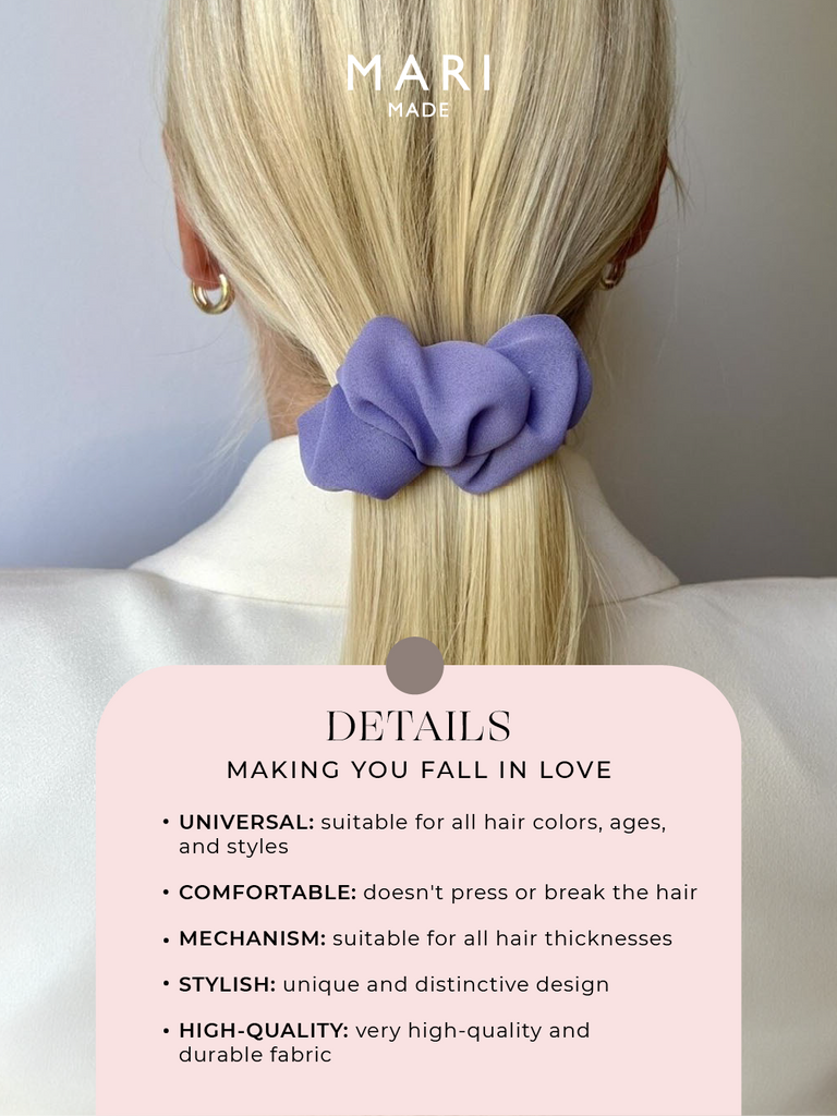 Lilac hair clip