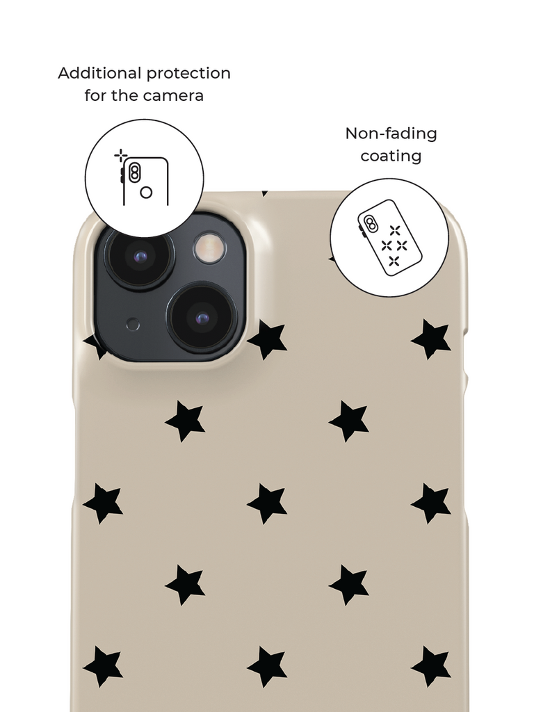 Phone case with additional protection for the camera