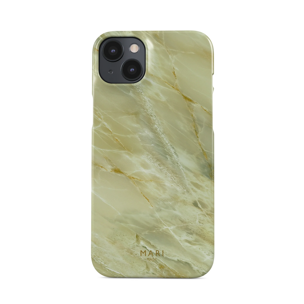 Luxury mint marble phone case