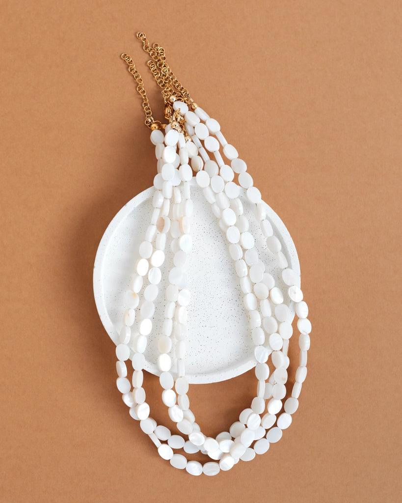 Stylish and modern natural shell necklaces