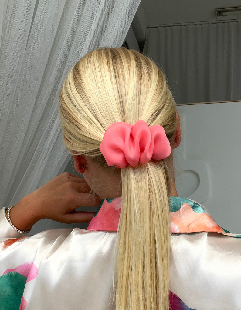 SCRUNCHIE BARRETTE ROSÉ