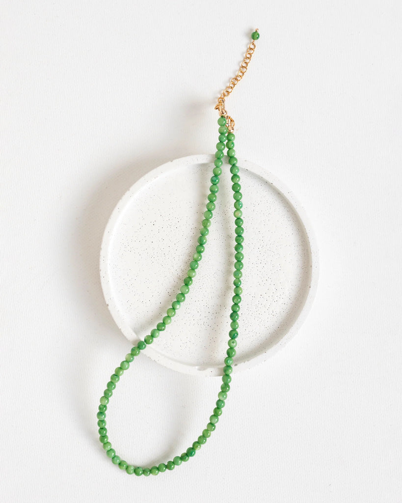 Rainforest Radiance minimalist necklace