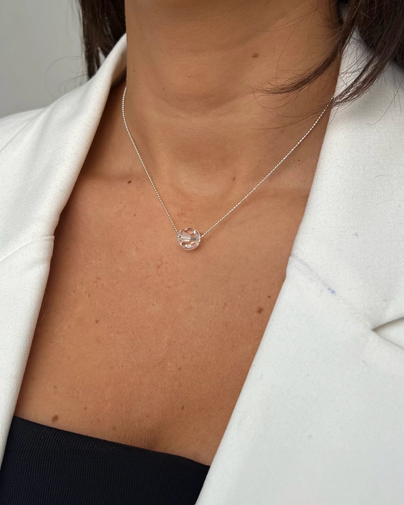 Minimalist silver necklace