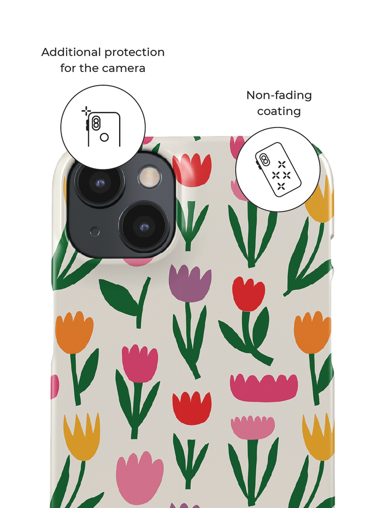 Phone case with additional protection for the camera