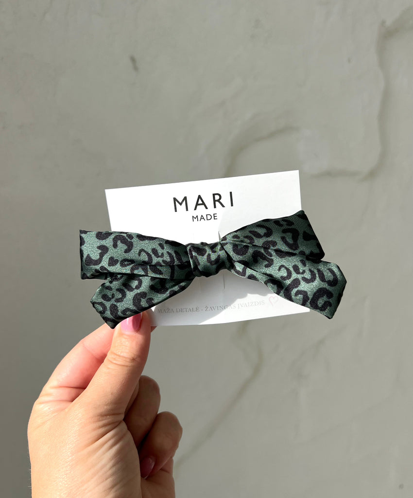 URBAN JUNGLE MINI BOW BARRETTE