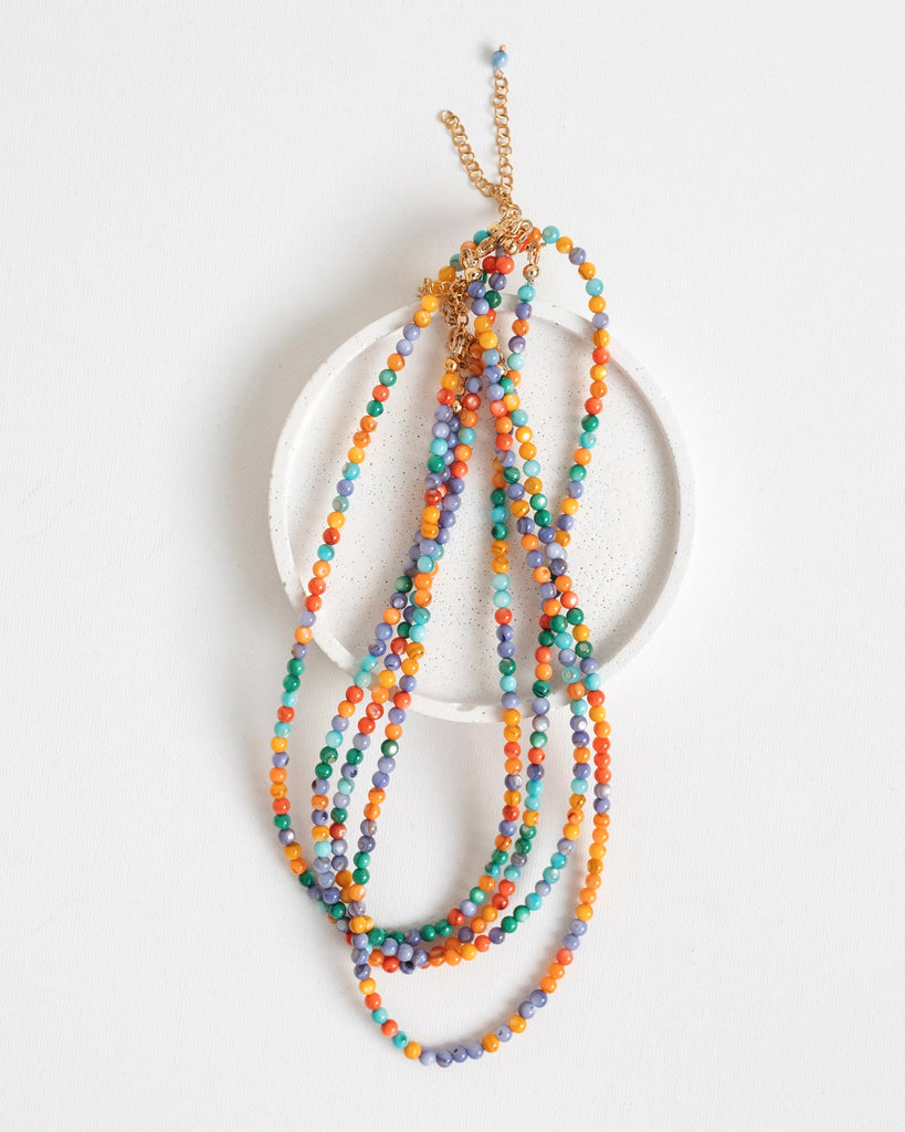 Colourful necklace for summer