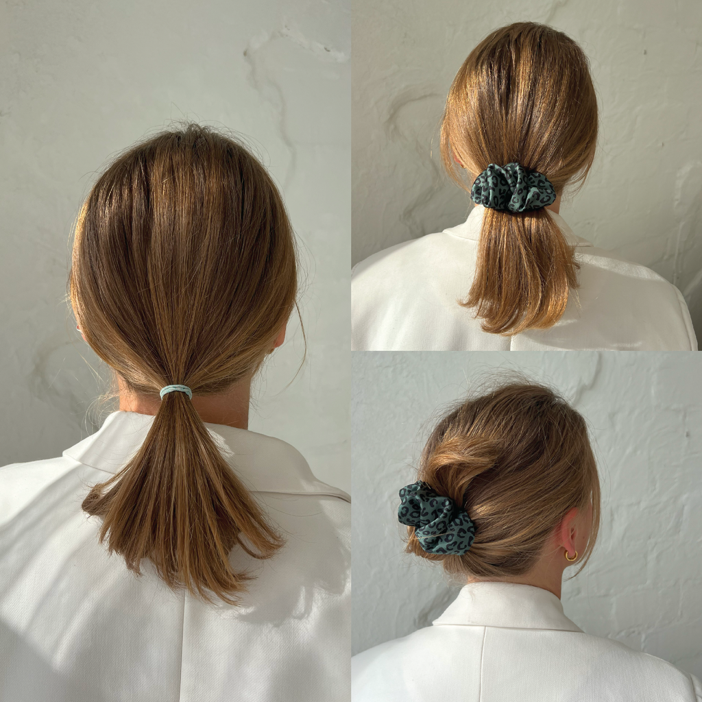 Exclusive design scrunchie barrette