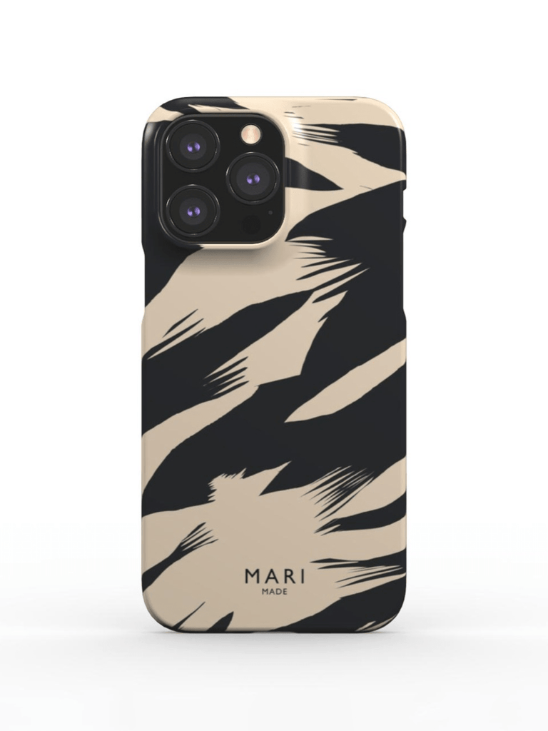 Nude and black phone case