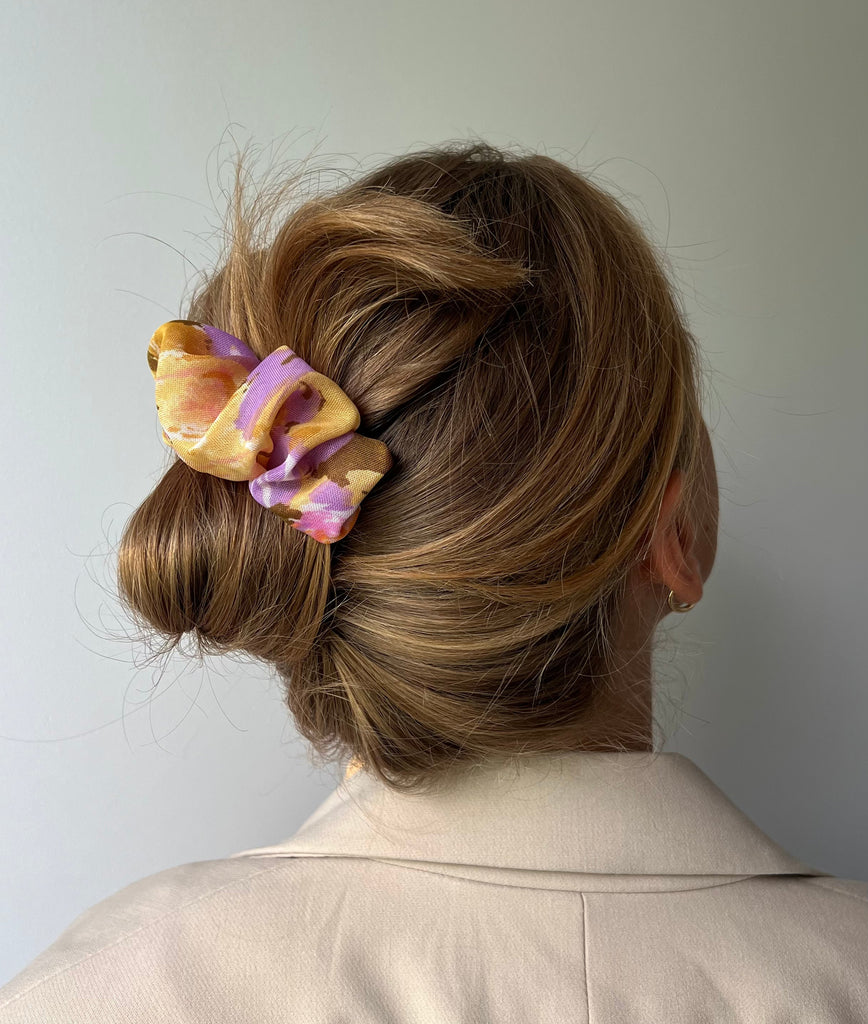 Purple hair clip