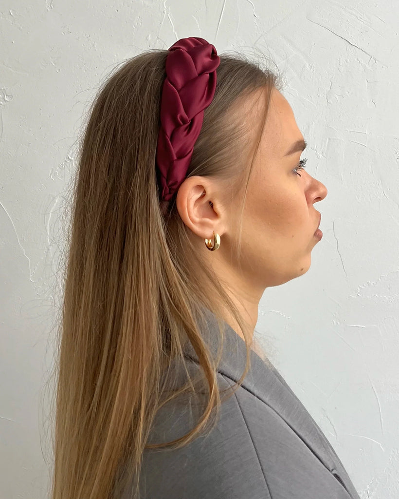 Cherry red classic headband