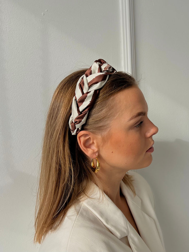 Classic zebra woven headband