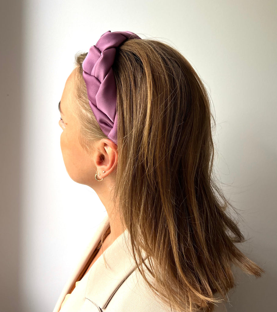 Purple woven headband