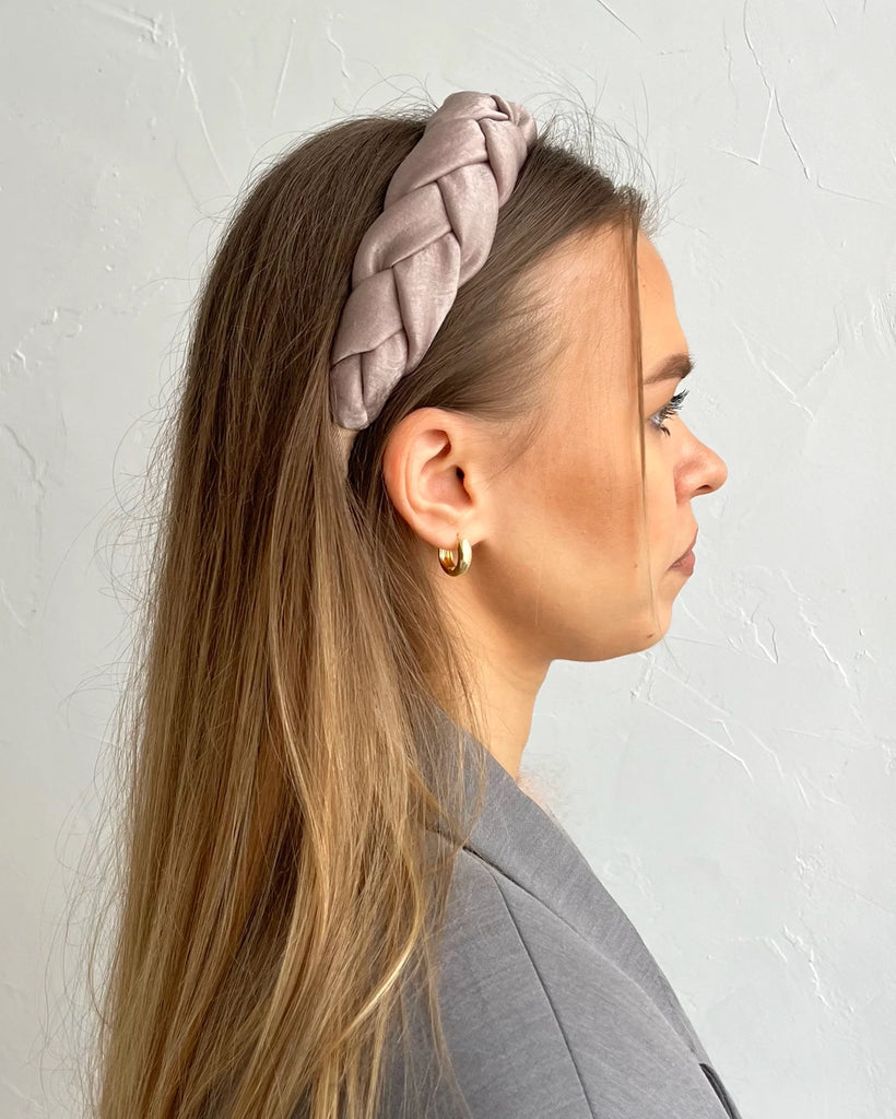 Nude woven headband