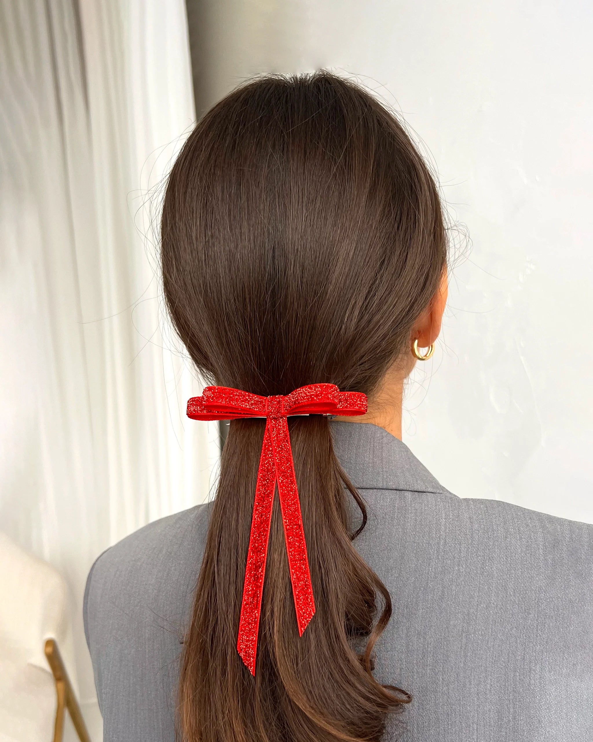 Sparkling red mini ribbon – mari-made-int